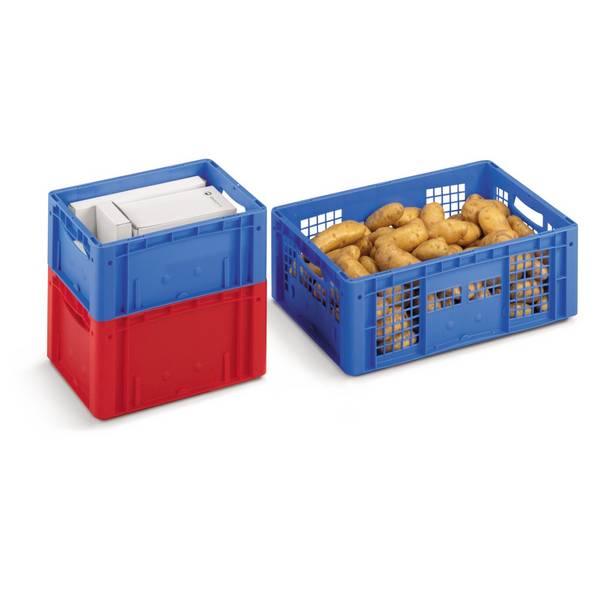 RAJAPACK Euroboxen Rot 600 x 400 x 170 mm geschlossen