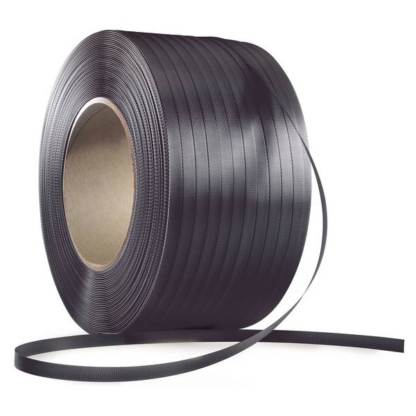 RAJAPACK PP-Umreifungsband schwarz RAJA 12 x 0,55 mm