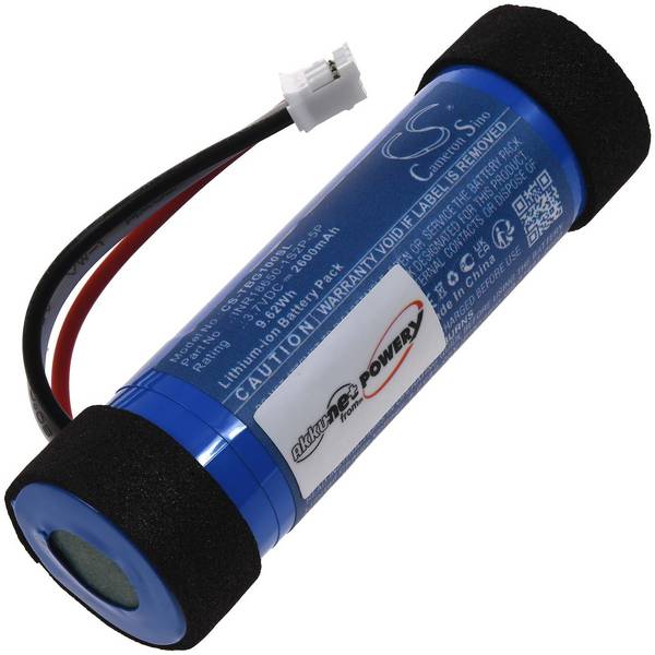 Akku passend für Bluetooth-Lautsprecher Teufel Boomster Go Typ INR18650-1S2P-5P, 3,7V, Li-Ion