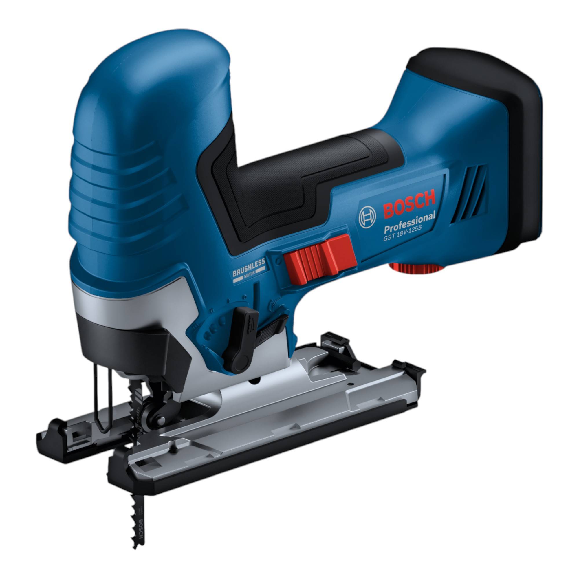 Bosch GST 18V-125 S Professional Akku Stichsäge 18 V 125 mm Brushless + 1x Akku 4,0 Ah + Ladegerät-2