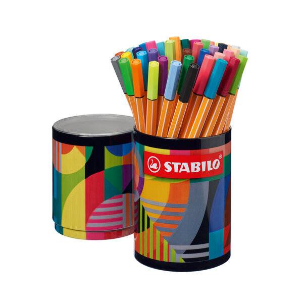 STABILO Fineliner point 88, 45er Metallrunddose ARTY-1