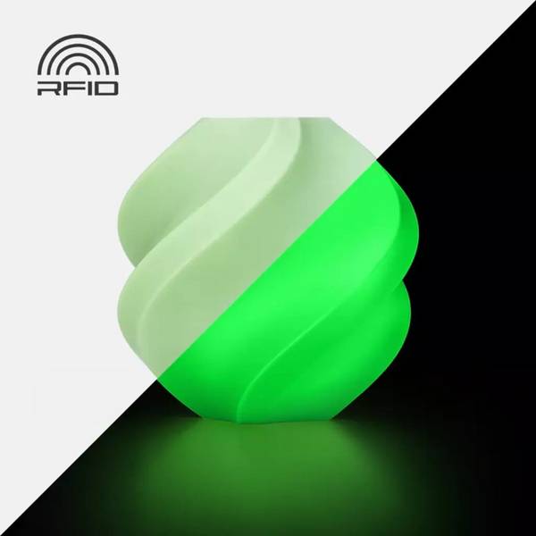 Bambu Lab PLA Glow Green, Spule (1.000 g)