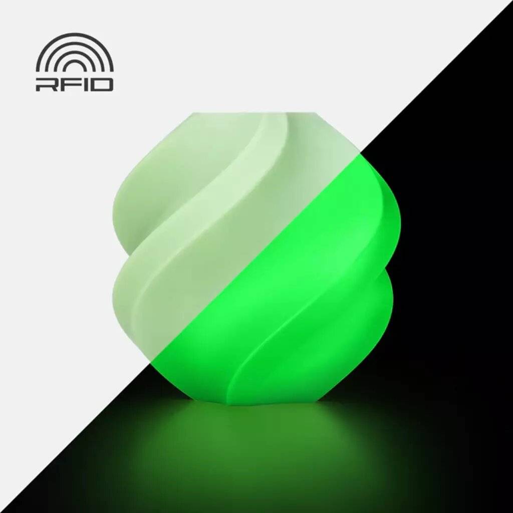 Bambu Lab PLA Glow Green, Spule (1.000 g)-0