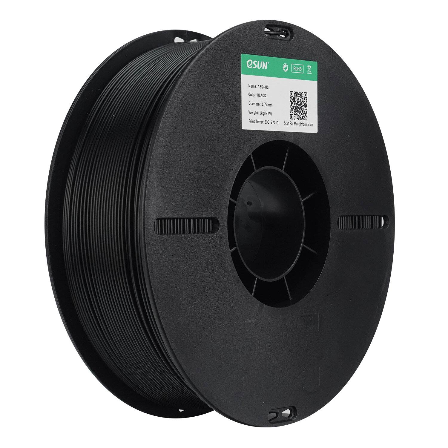 eSUN ABS-HT Black, 1,75 mm / 1000 g-1
