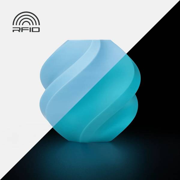 Bambu Lab PLA Glow Blue, Spule (1.000 g)