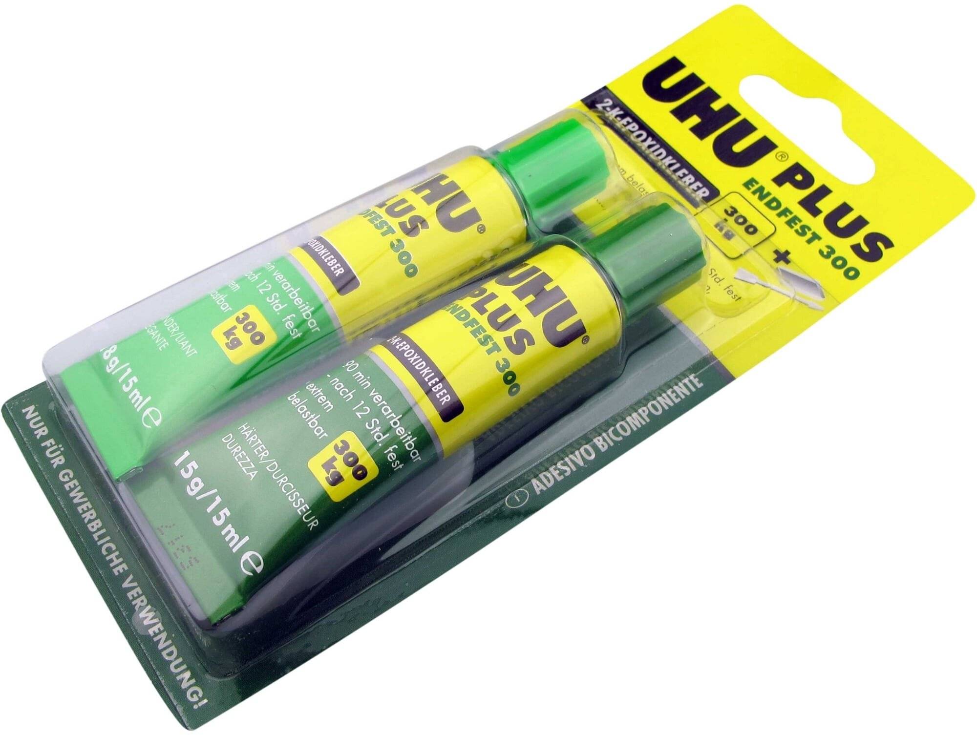 2K-Epoxidharzklebstoff PLUS ENDFEST 300 33g gelblich Tube UHU-5
