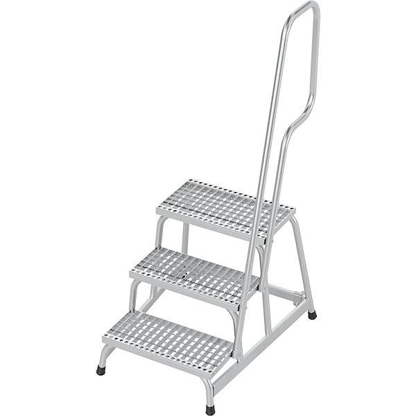 STABILO Mobiler Montagetritt mit Gitterroststufen einseitig 3 Stufen. Krause-Werk GmbH & CO. KG 84070049-0