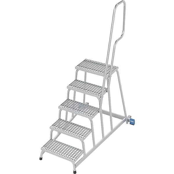 STABILO Mobiler Montagetritt mit Gitterroststufen einseitig 5 Stufen. Krause-Werk GmbH & CO. KG 84070149-0
