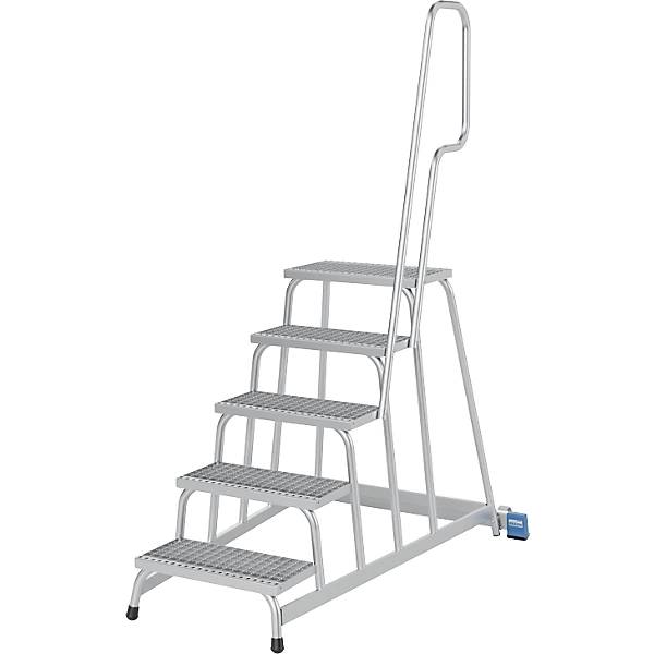 STABILO Mobiler Montagetritt mit Gitterroststufen einseitig 5 Stufen. Krause-Werk GmbH & CO. KG 84070149-1