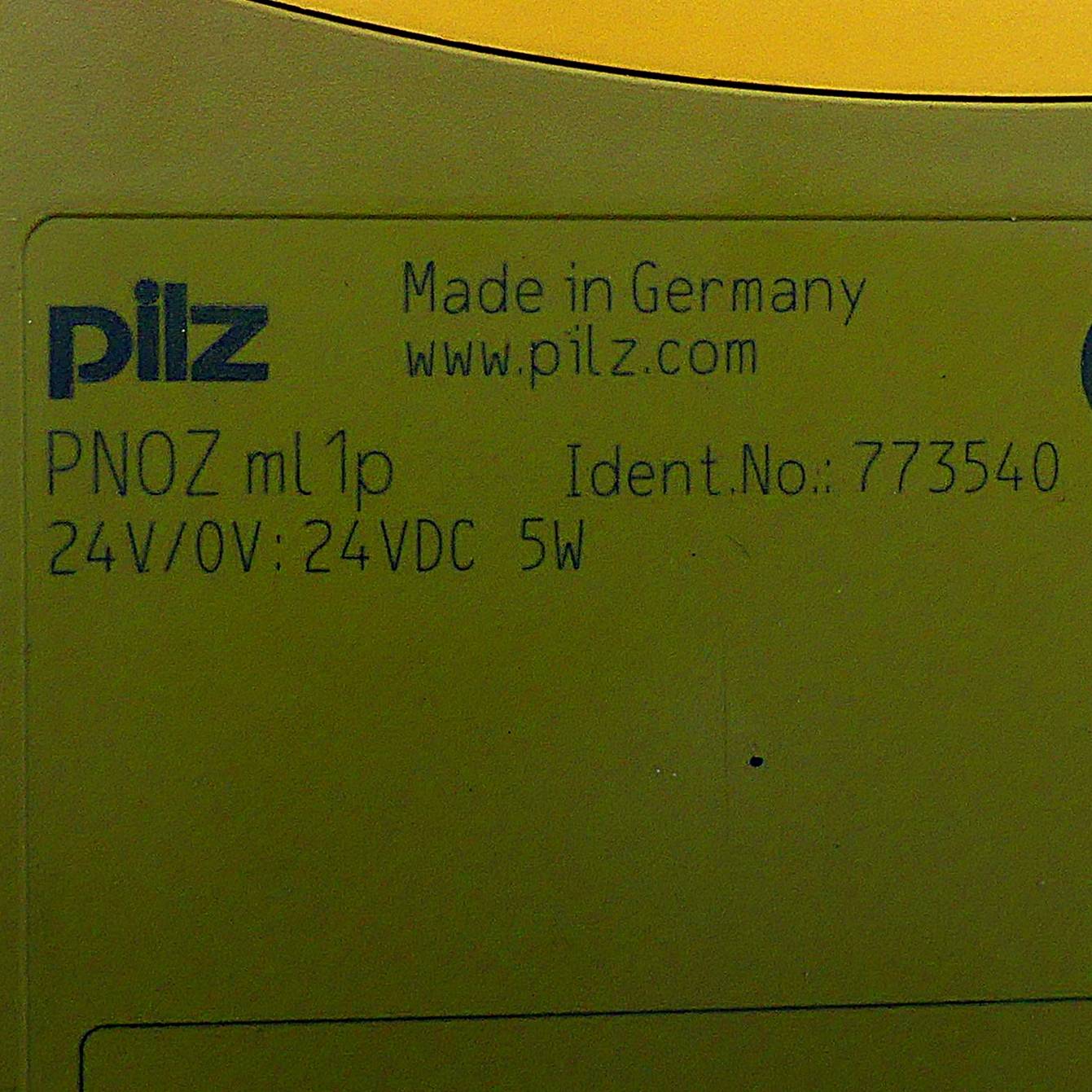 Pilz Verbindungsmodul safe link PNOZ ml1p #773540-1