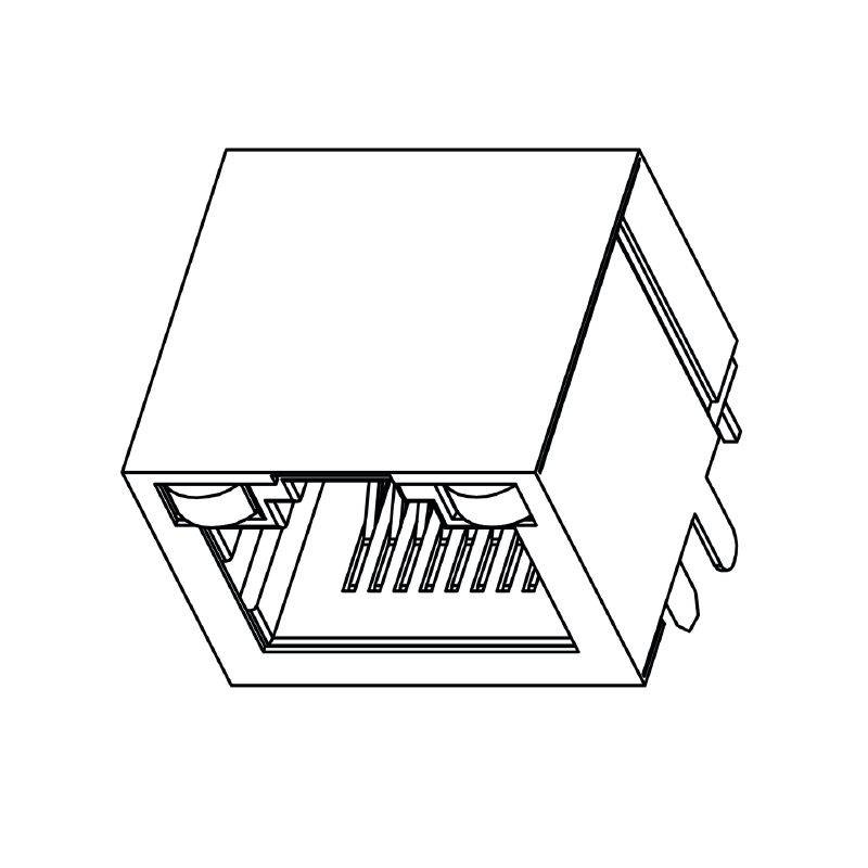 WEIDMÜLLER RJ45C5 R1U 1.7N4G/Y RL, Leiterplattensteckverbinder, RJ45 Buchsen-0