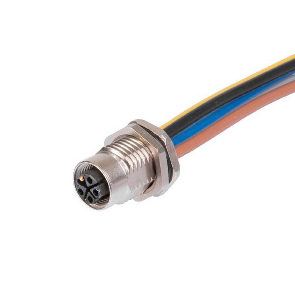 WEIDMÜLLER SAIE-M12BK-5-0.2VHM16-2.5, Einbaustecker, M12, Buchse, gerade