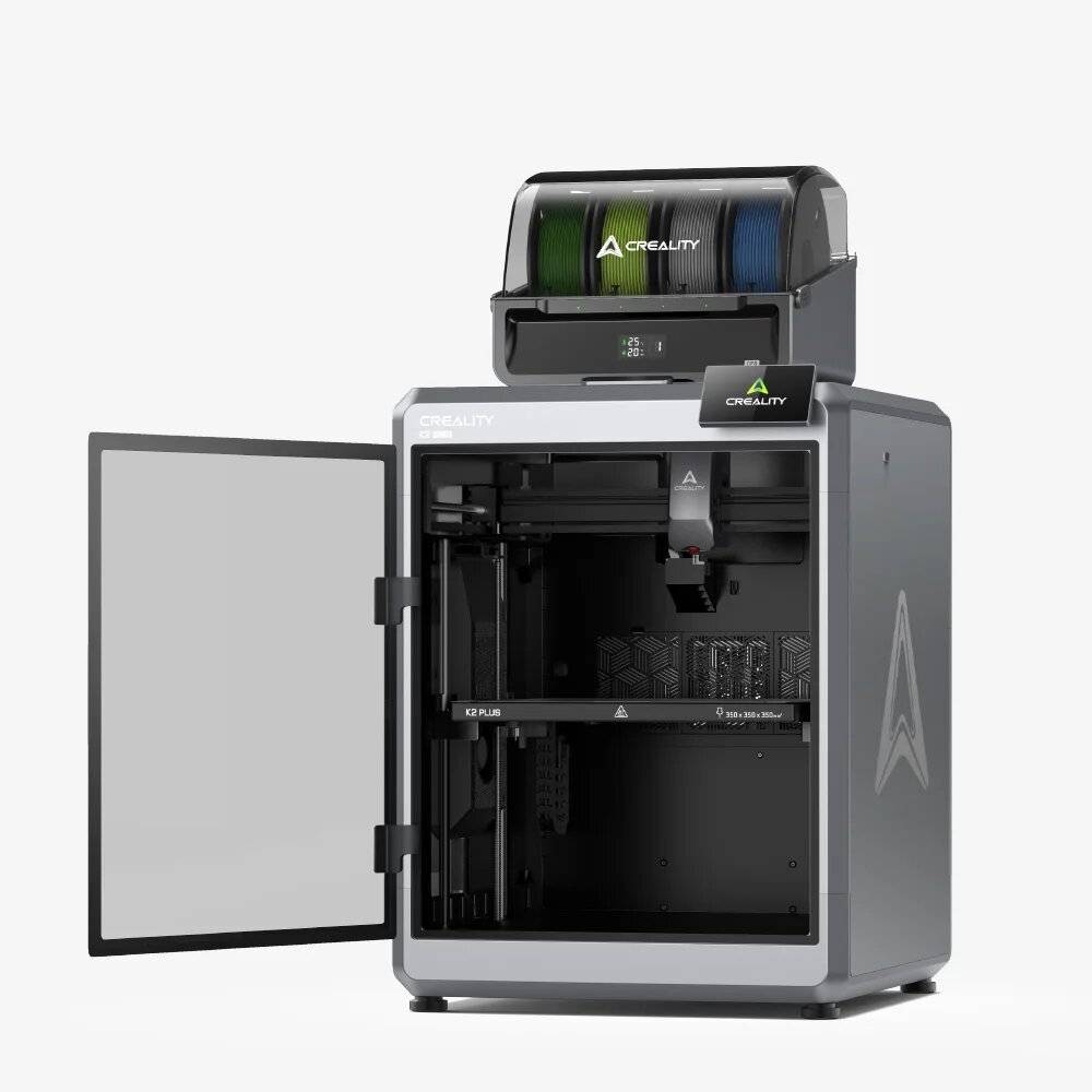 3D-Drucker Creality K2 Plus Combo, 350x350x350 mm, Multi-Material-System, 600 mm/s-2