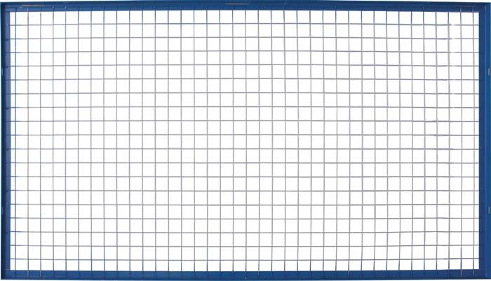 Gitterrückwand H.1000mm Feldbreite2700mm verz.blau SCHULTE