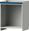Aufsatzschrank H800xB715xT720mm lichtgrau/blau o.Flügeltüren TECWERK
