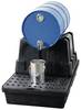 Fassbock L580xB500xH380mm schwarz PE Fassanzahl 1x60 od.200l LACONT