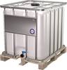 Gefahrgutcontainer 1000l L1200xB1000xH1163mm Holzpalette Stand.