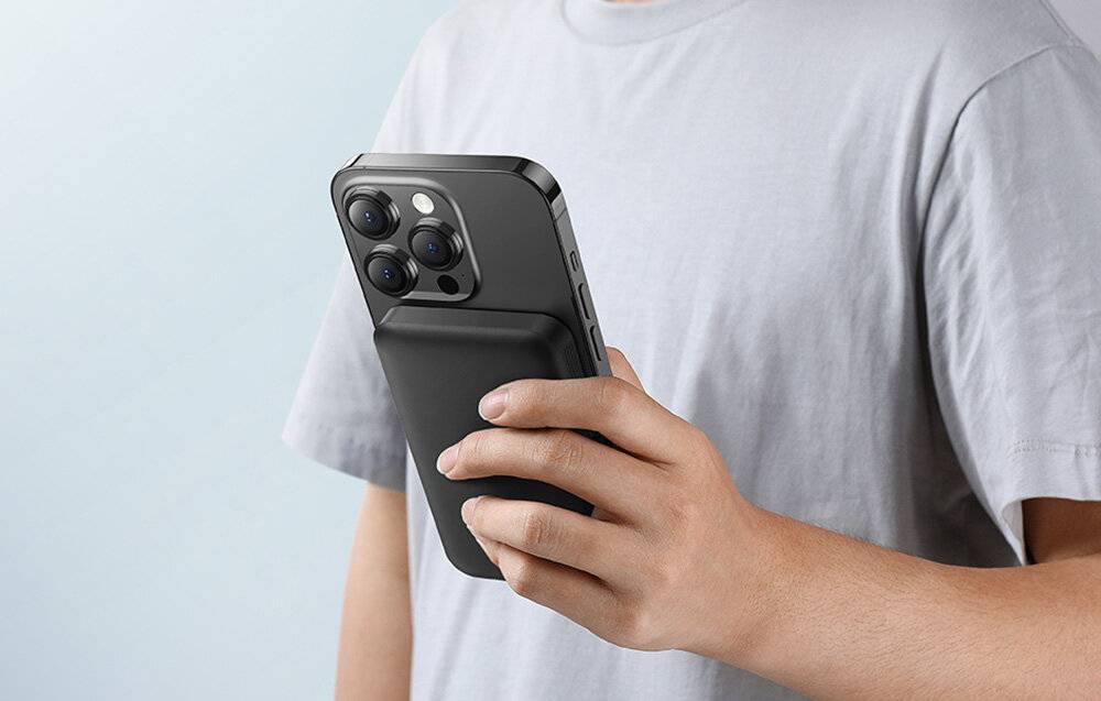 Preisbild für Magnetische Mini-Powerbank Baseus 5000mAh, USB-C 20W (schwarz)
