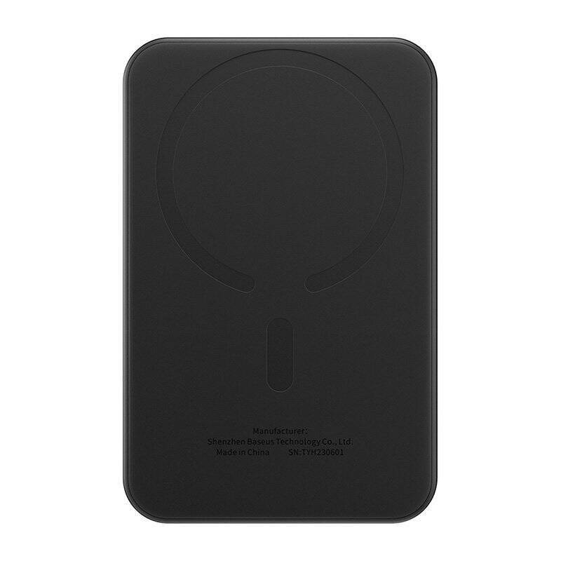 Magnetische Mini-Powerbank Baseus 5000mAh, USB-C 20W (schwarz)-3