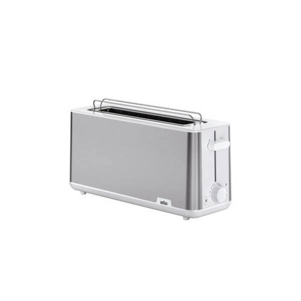 0X23010044 Braun HT1610WH Langschlitz- Toaster 1030W Silber/Weiss
