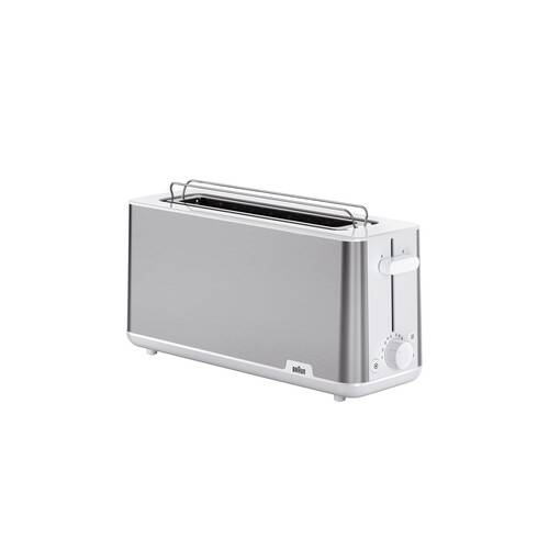 0X23010044 Braun HT1610WH Langschlitz- Toaster 1030W Silber/Weiss-0