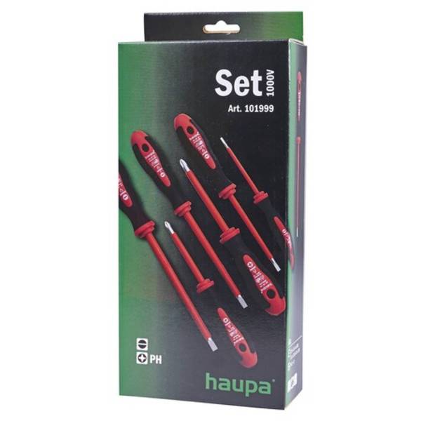 Haupa 2K-VDE-Schraubendrehersatz PH 6-teilig 101999
