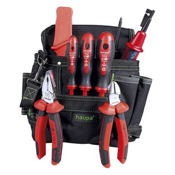220211 HAUPA Tasche Tool belt 1000V 7-teilig (200x100x300mm)