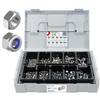 FRANTOS L-BOXX Mini DIN 934 Sechskantmuttern & DIN 985 Sicherungsmuttern Sortiment 780 tlg. (Edelstahl A2) Muttern Set