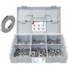 FRANTOS L-BOXX Mini DIN 125 A Unterlegscheiben Sortiment, M4 bis M12 900 tlg. (Edelstahl A2) Beilagscheiben Set