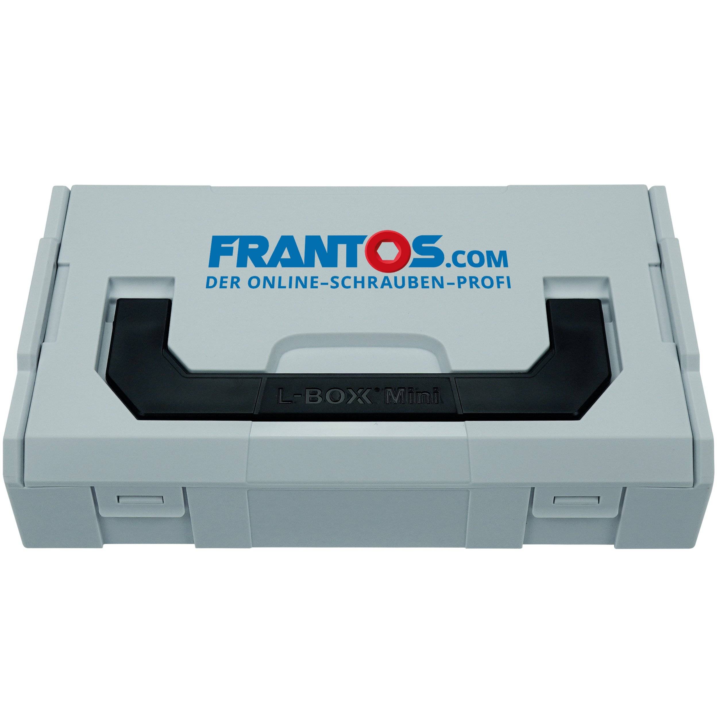 FRANTOS L-BOXX Mini - ohne Inhalt, Sortierbox für Schrauben und Kleinteile I Schraubenaufbewahrung Montagekoffer-0