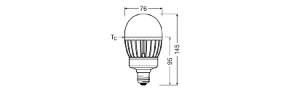 Ledvance LED-Lampe E27 827 HQLLEDP270021,582727 220 V, 100 mA, 21,5 W, 2700 lm, 125 lm/W, K-2