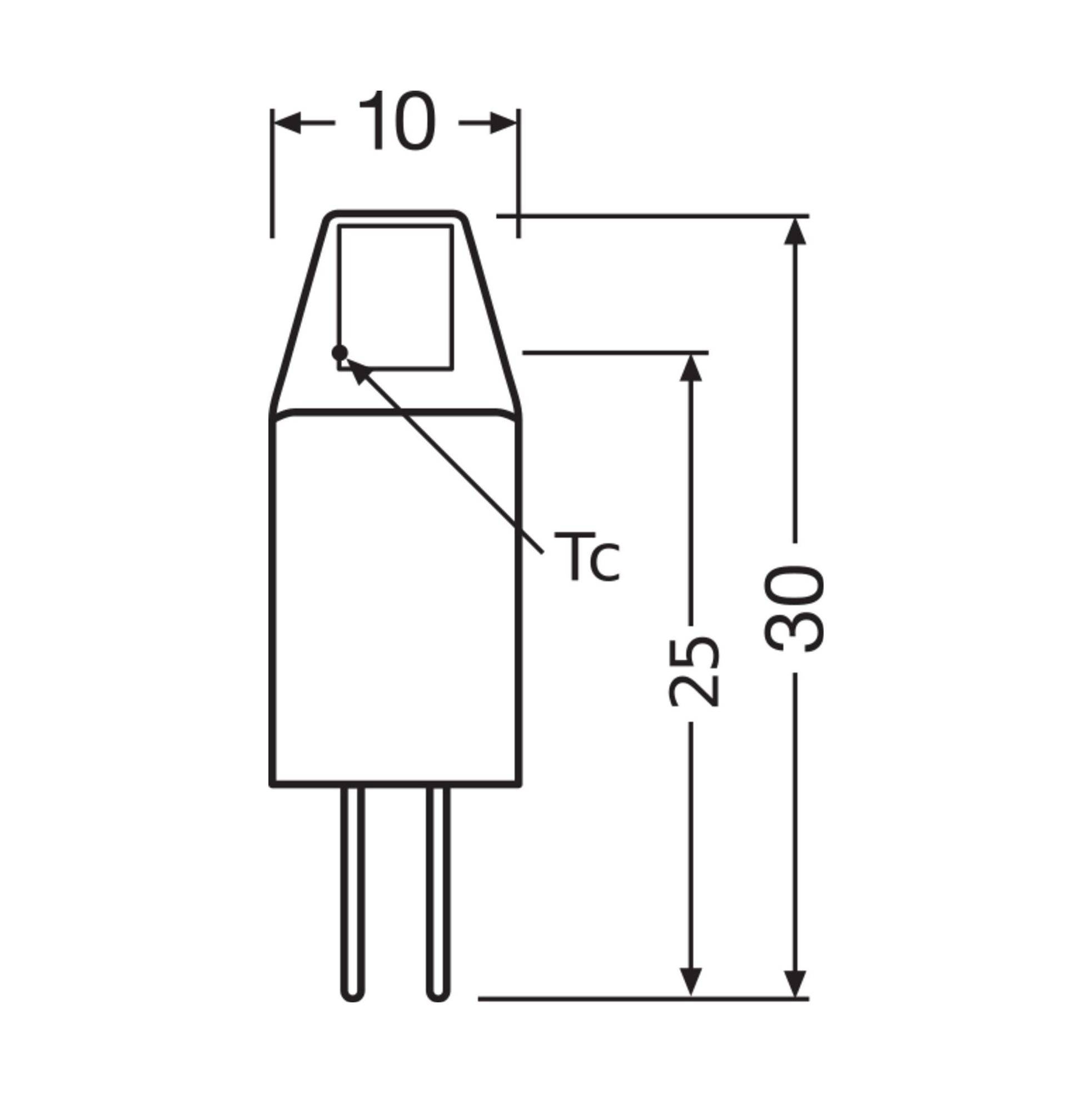 LEDVANCE LED PINMIC10 1W LED PINMIC10 1W/827 12V G4 P-2