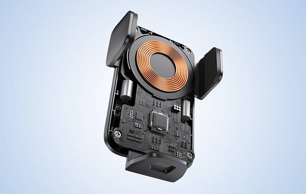 Preisbild für Baseus Wisdom Wireless Charging Air vent Electric Car Phone Holder (schwarz)
