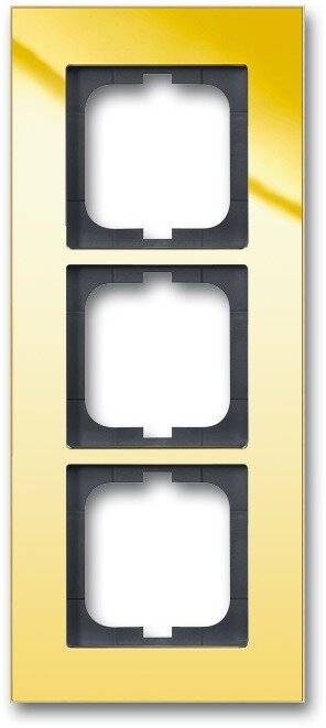 Busch-Jaeger Rahmen 3-fach gold, carat 1723-823-101-1