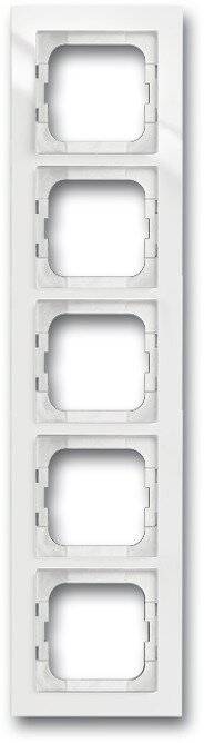 Busch-Jaeger 5fach Rahmen Axcent Weiß 2CKA001754A4347 1 St.-2