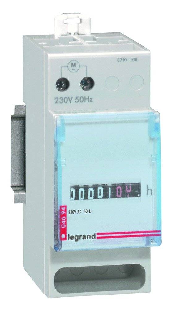 LEGRAND - 004694 Betriebsstundenzähler Rex2000 HC2 2-modulig 230V 50Hz-1