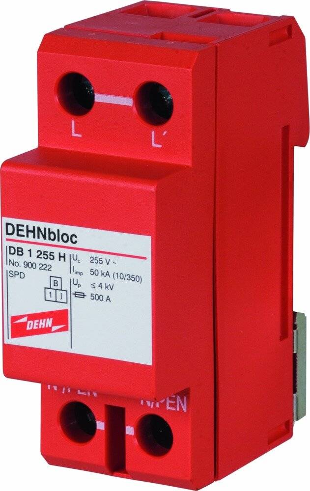 DEHN Blitzstromableiter DEHNbloc 1-p. 255V H DB 1 255 H-6