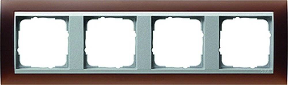 Gira Abdeckrahmen 4f.opak dbr 021459-1