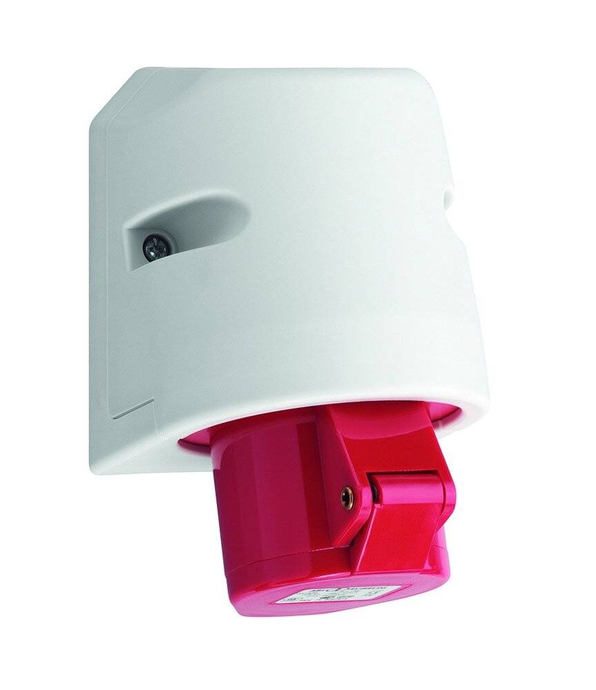 ABL CEE-Steckdose 3p 16A 6h 230V/bl IP44 D31S21 AP Schraubkl Kst-0