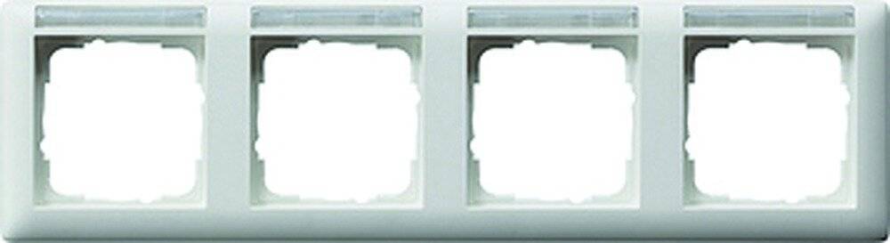 Gira Rahmen 4-fach waagerecht 109427-1