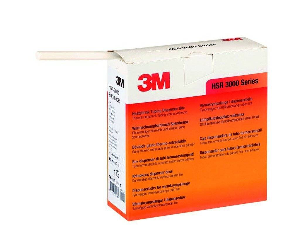 3M/Scotch 3M/Scotch Warmschrumpfschlauch TE-1000-4243-7 transp. HSR300024/8,0-0