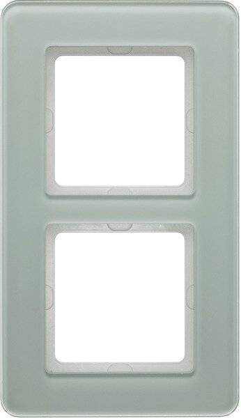 Berker 10126079, Weiß, Glas, Kunststoff, Schraubenlos, Berker, Q.7, 95,2 mm-4
