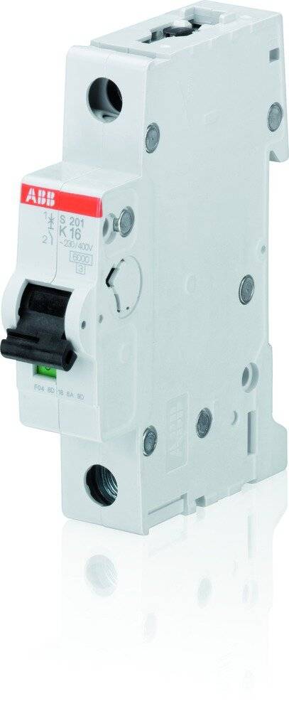 ABB Leitungsschutzschalter S201-B16 B16A 1polig 6kAMiniature Circuit Breaker --5