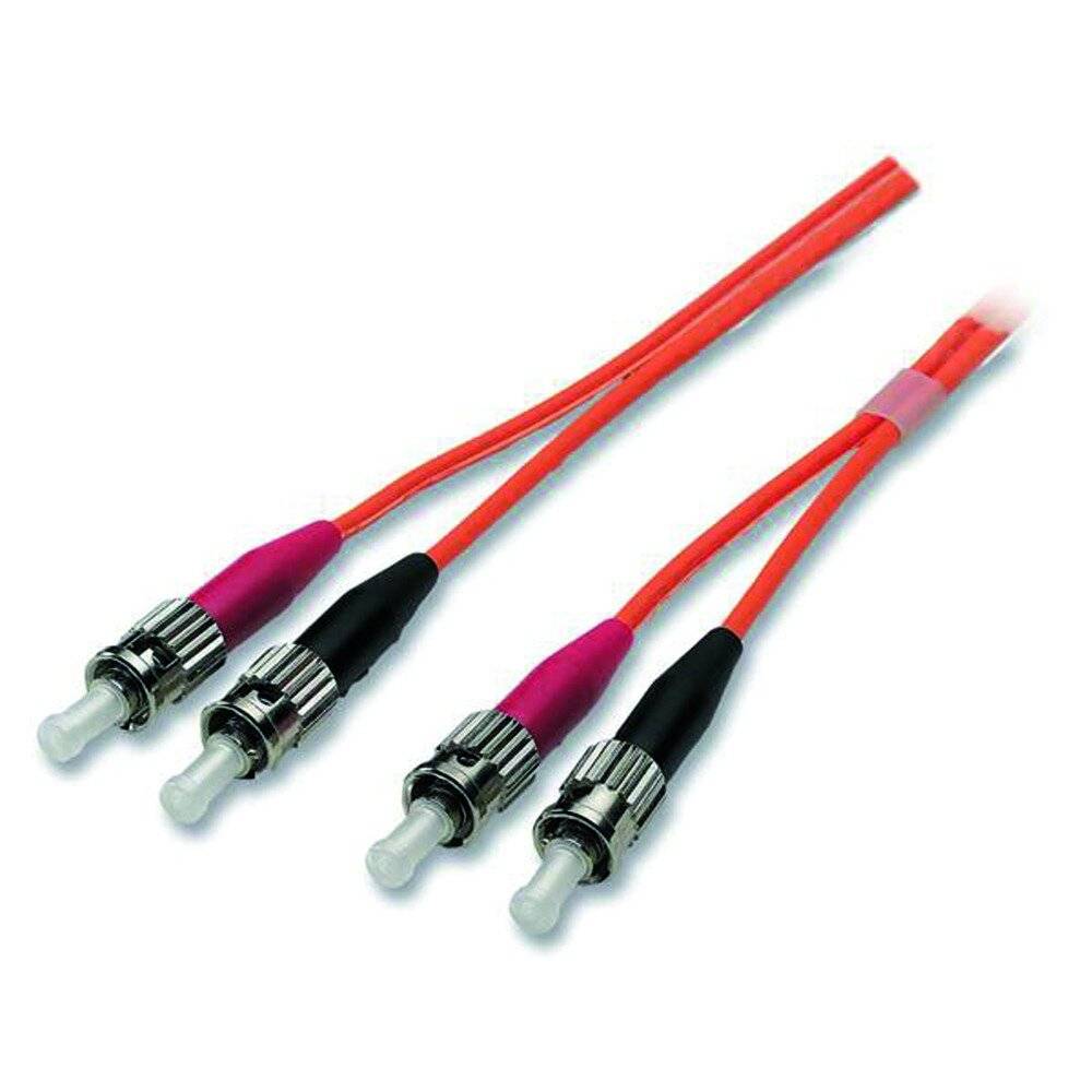 EFB Elektronik O6013.3 Glasfaser LWL Anschlusskabel 3.00 m Orange [1x ST-Stecker - 1x ST-Stecker] 50/125 µ Multimode OM2-1