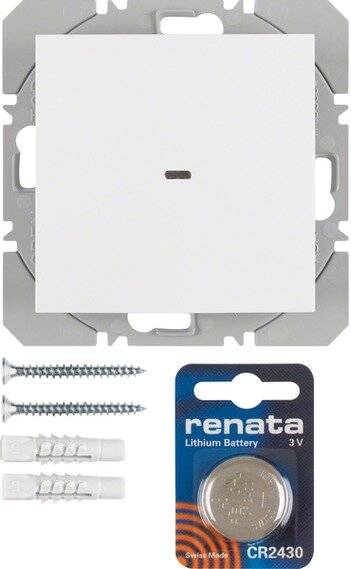 Berker KNX-Funk Wandsender 85655288 1fach fl quicklink S.1/B.3/B.7olarweiß,-1