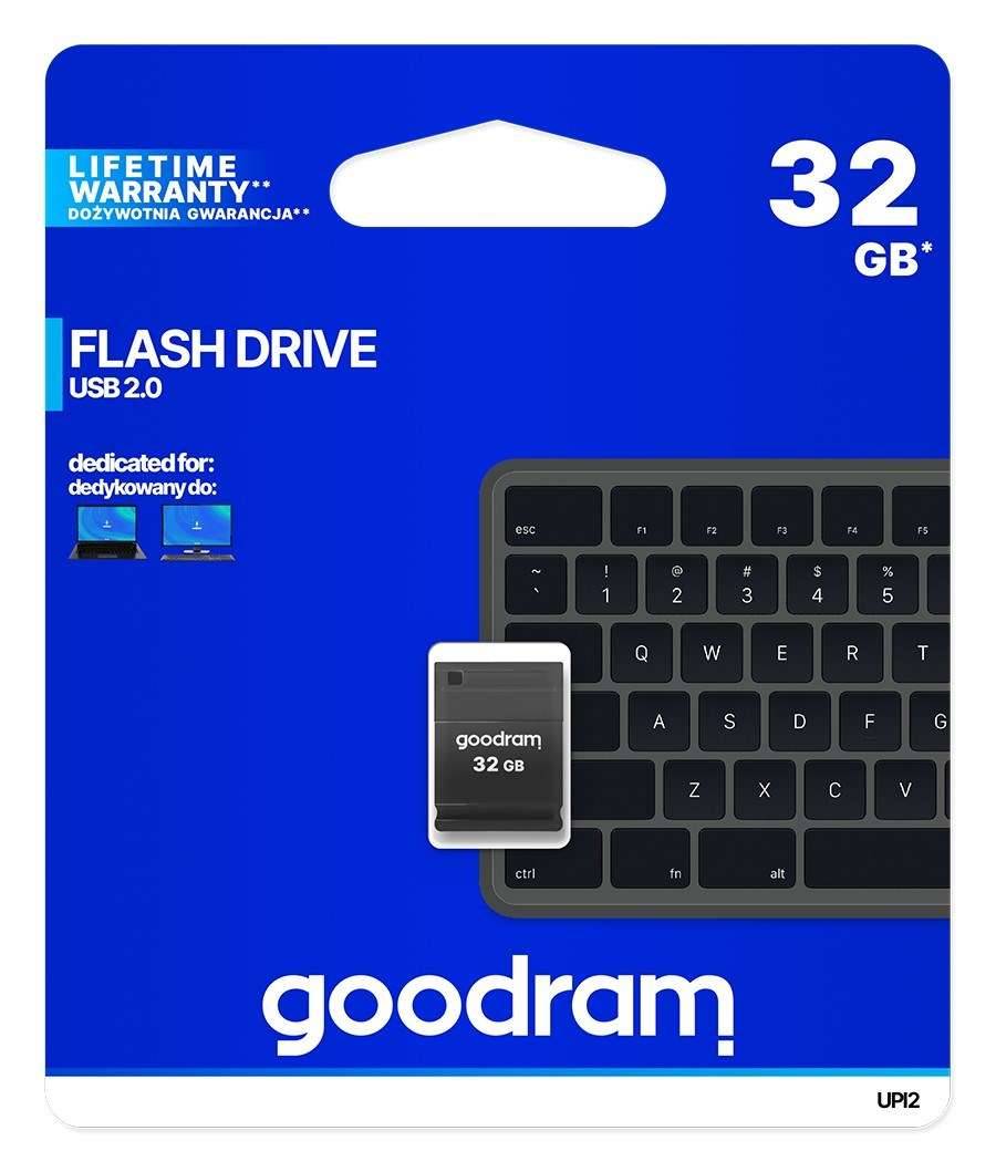 GoodRam UPI2 32 GB USB Type-A 2.0 20 MB/s Cap Black-0