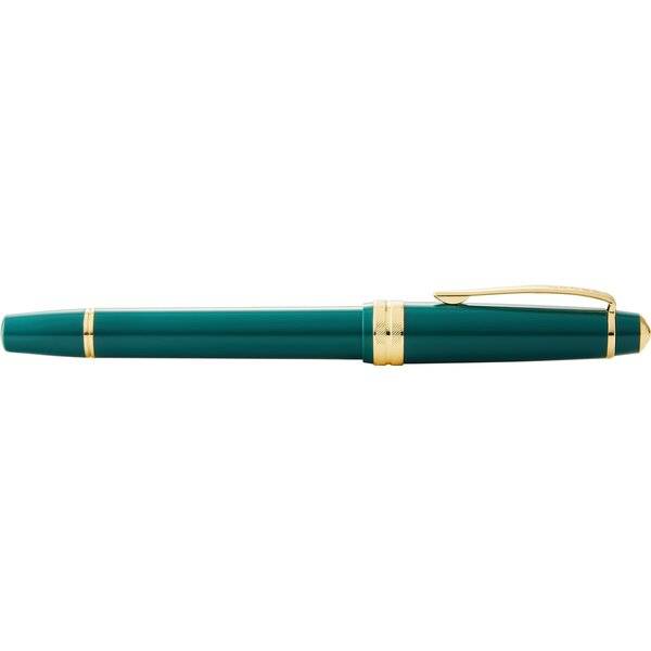 Füllfederhalter Bailey Light Grün-Lack/Gold, Kunststoff, F-Feder-0
