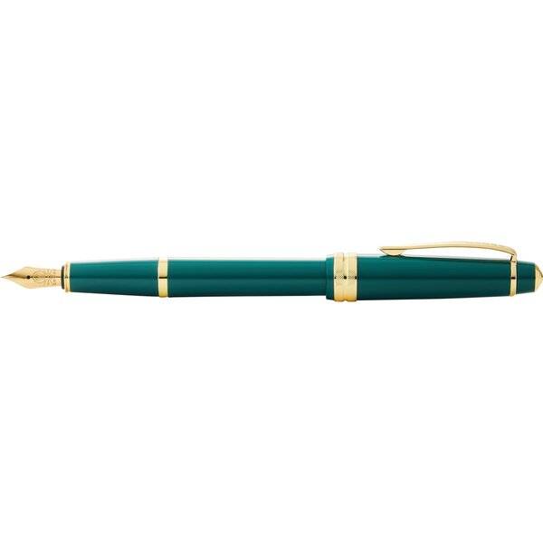 Füllfederhalter Bailey Light Grün-Lack/Gold, Kunststoff, F-Feder-1