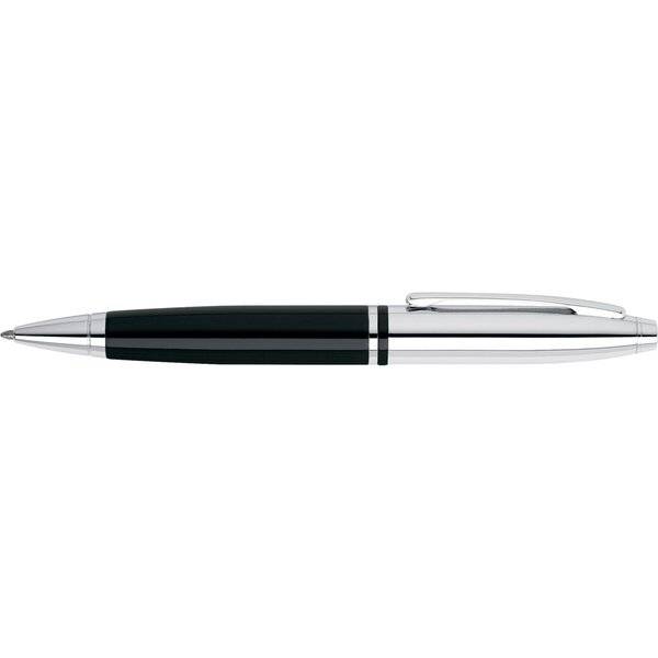 Kugelschreiber Calais Schwarz/ Chrom-1