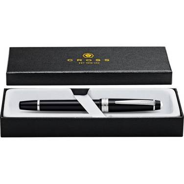Rollerball Bailey Light Schwarz-Lack/Chrom, aus Kunststoff